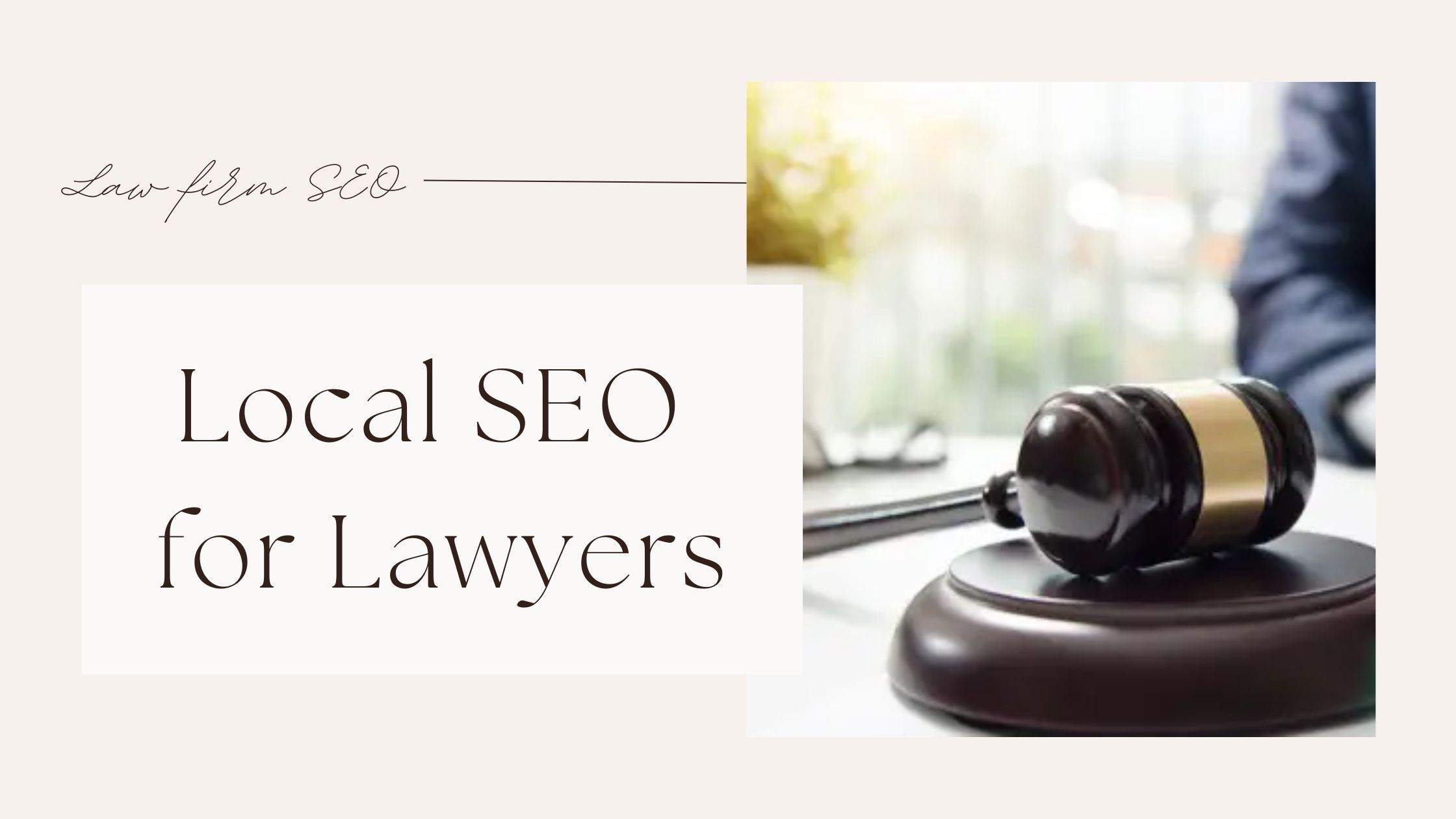 Local SEO for Lawyers